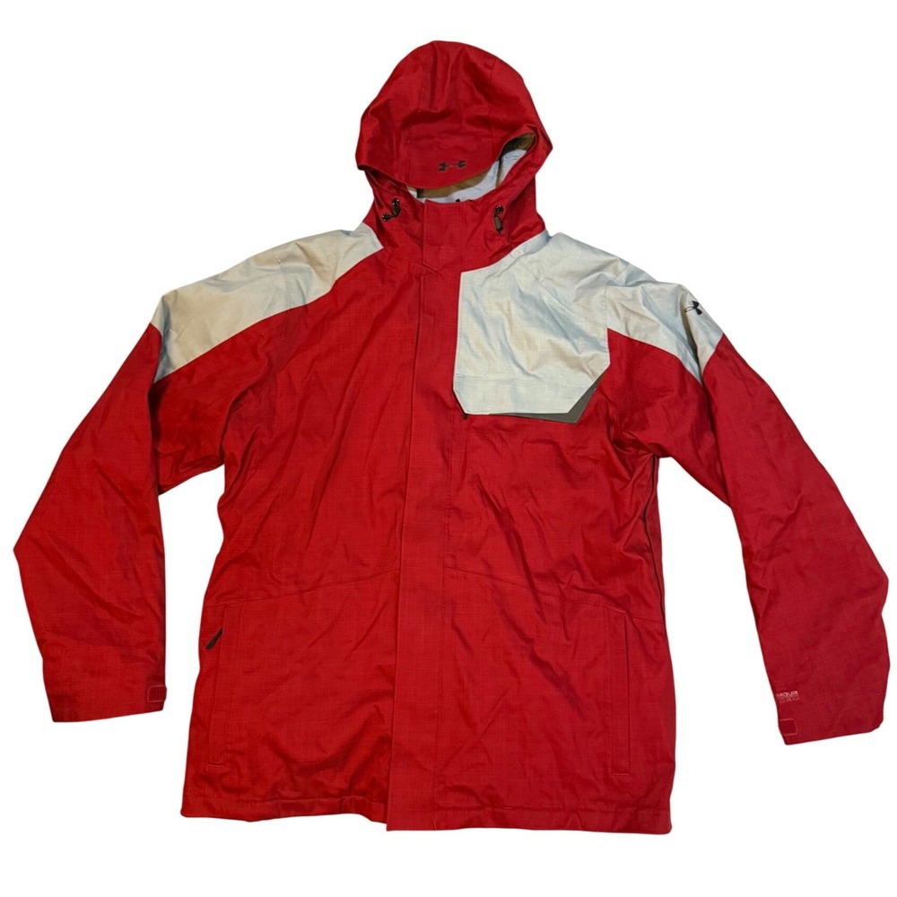 Under Armour Burgundy Coldgear Infrared Tripper 3 in 1 Jacket Mens XL Primaloft